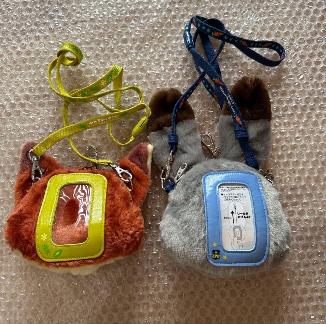 最終ディズニー　パスケース　ニック　ジュディ　2個セット　ズートピア　レア　廃番