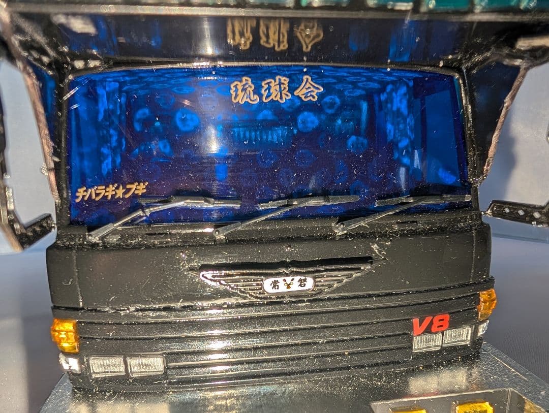 1/32 デコトラ　プラモデル　 海峡道塾　怒濤　　完成品