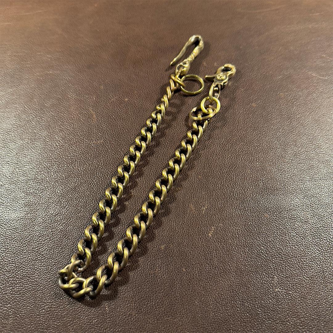 ヴィンテージ感漂う喜平ウォレットチェーン｜エイジング加工済み｜WC-KBE-55