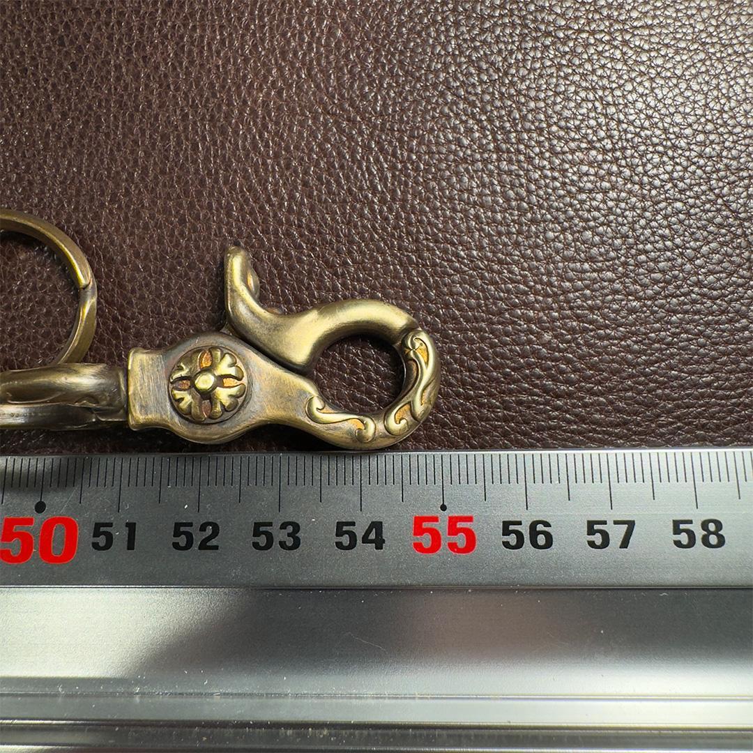 ヴィンテージ感漂う喜平ウォレットチェーン｜エイジング加工済み｜WC-KBE-55