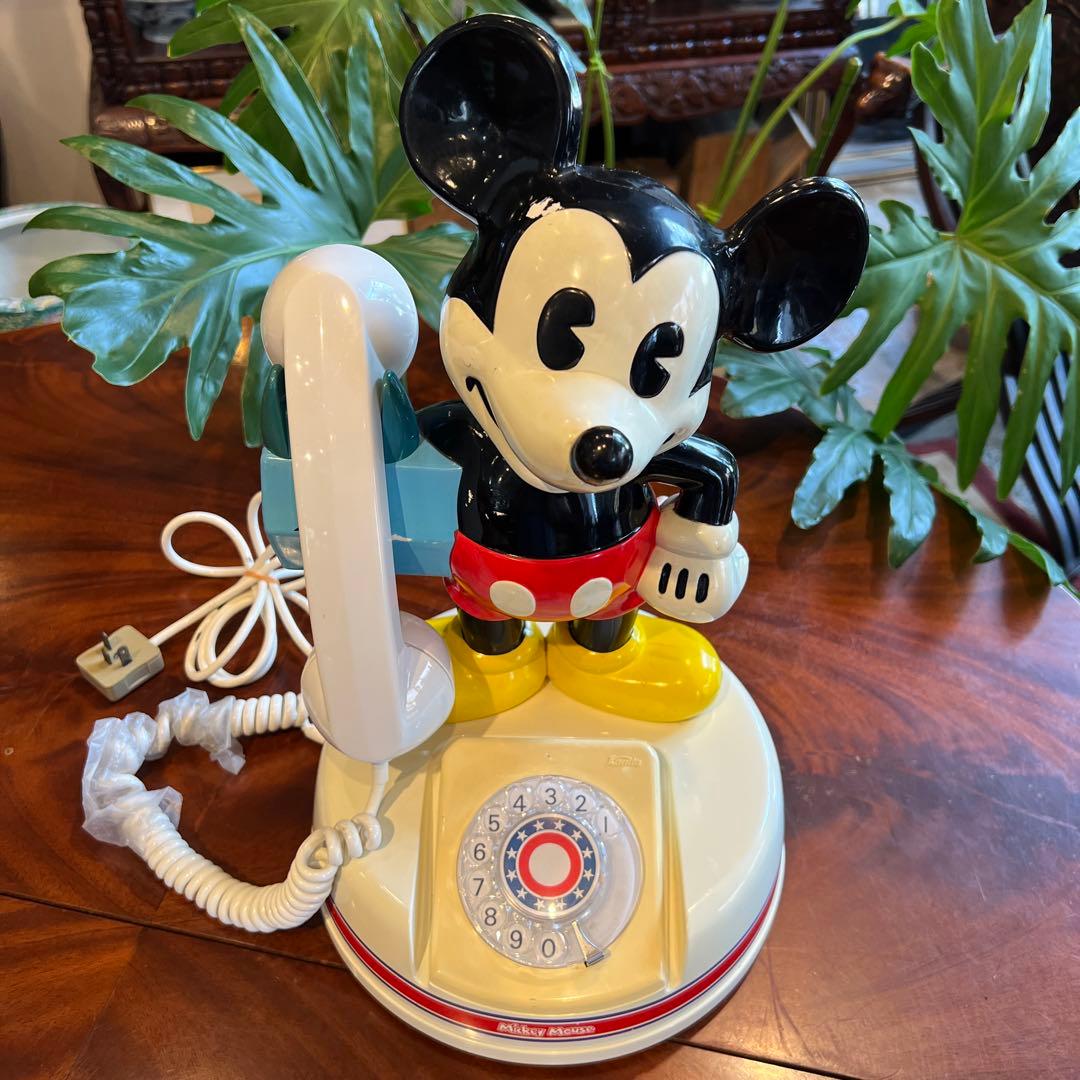 tomomiヴィンテージDisney ディズニー　ミッキーマウス　電話機