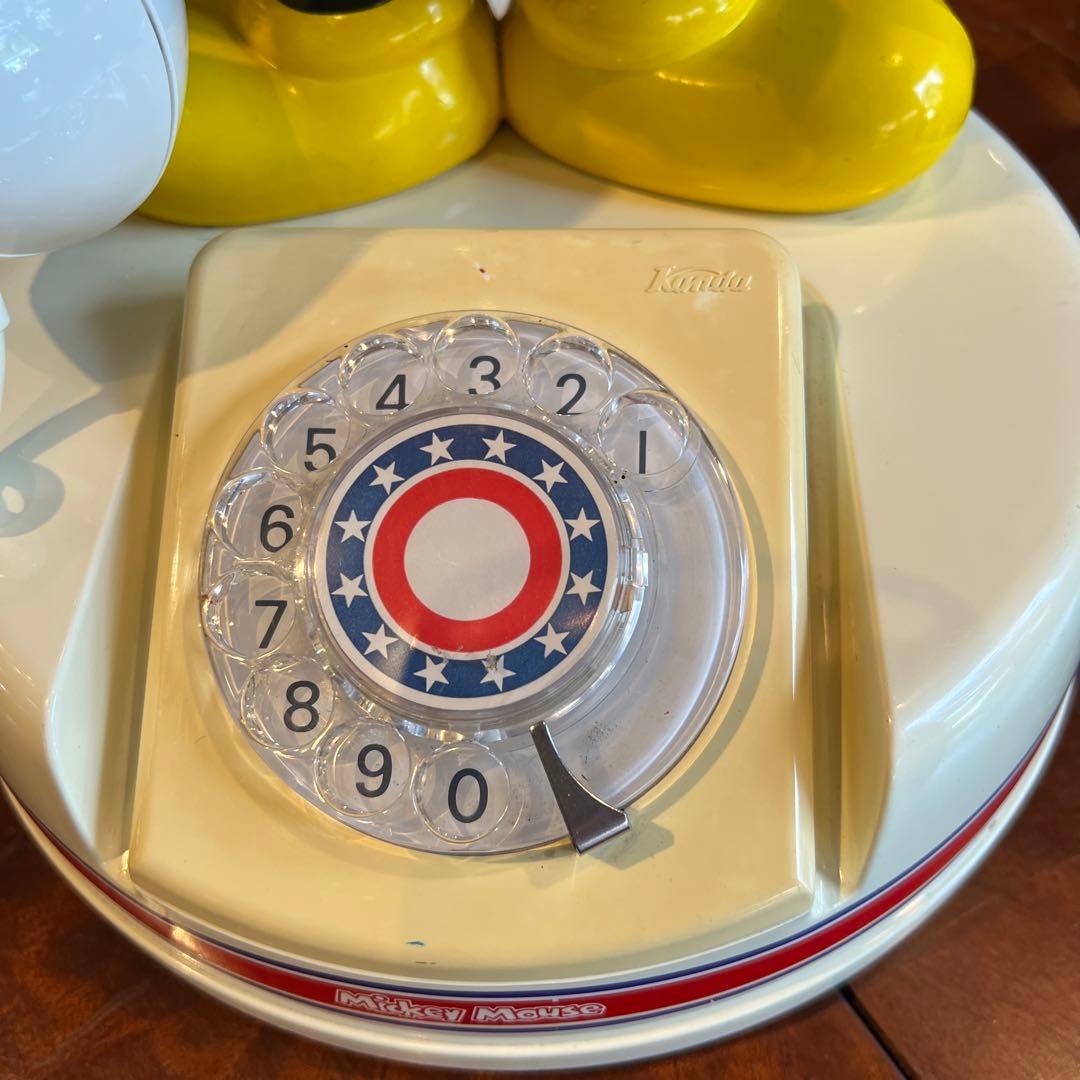 tomomiヴィンテージDisney ディズニー　ミッキーマウス　電話機