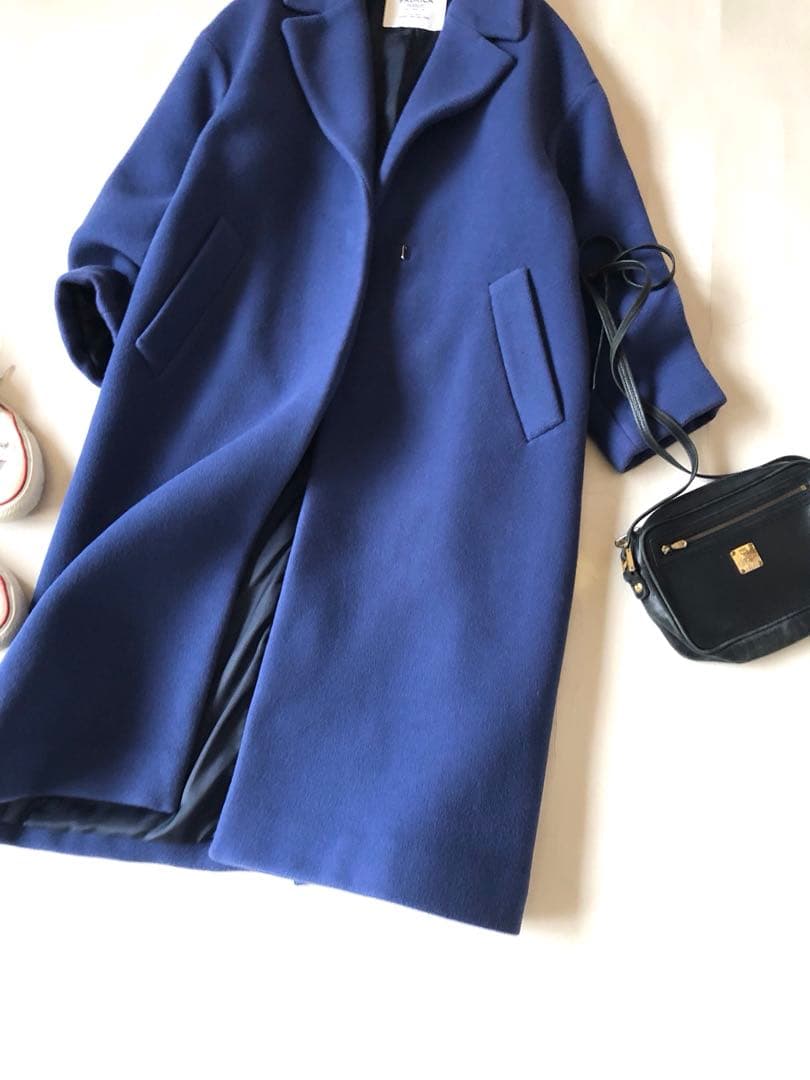 ユナイテッドアローズ上質カシミヤブレンドゆったりチェスターコート♪イタリア製生地