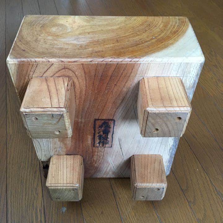 宮大工制作 名入り 将棋台 ケヤキ製