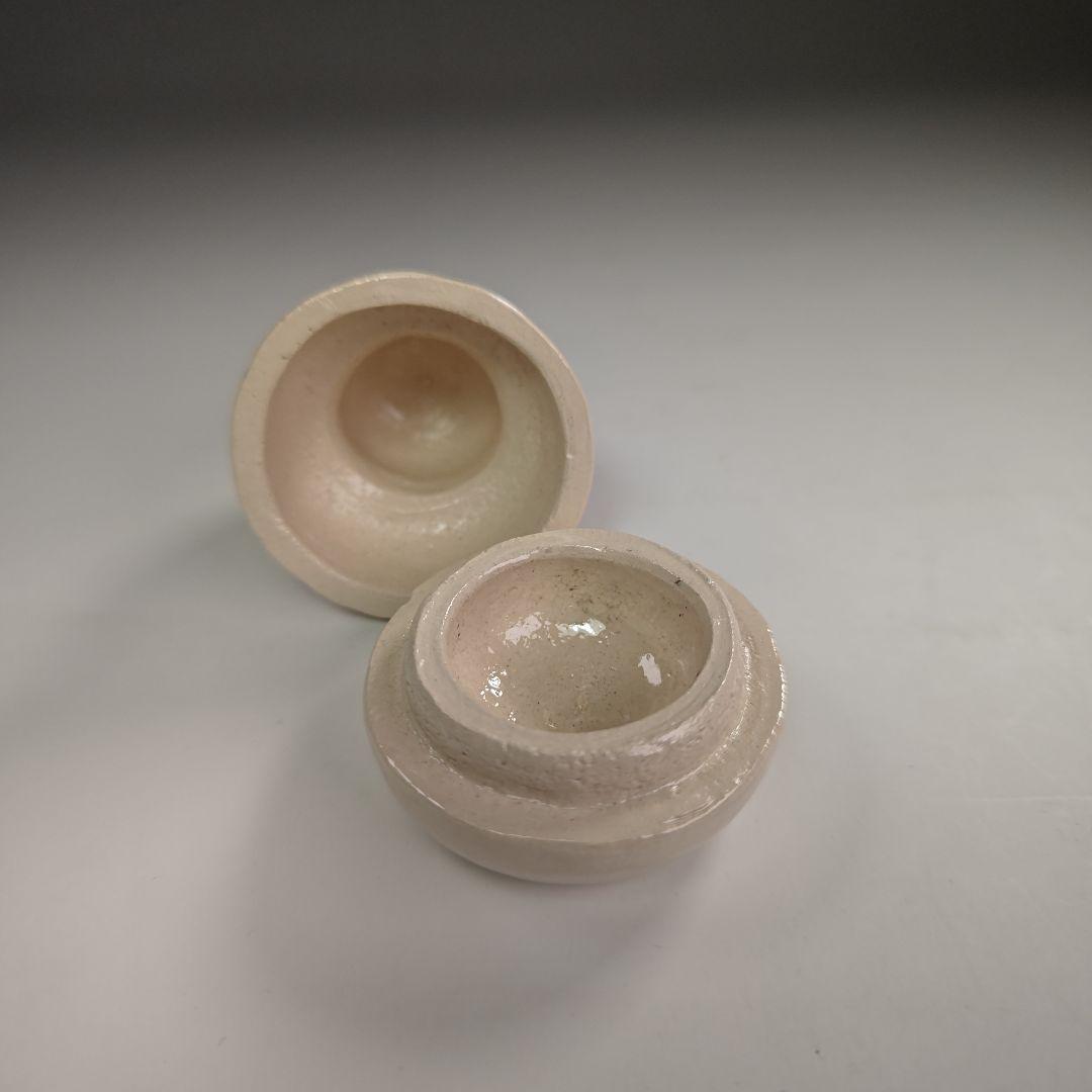 ウ305 香合『桂窯　伊東桂楽造』『雪だるま　香合　共箱』茶道具