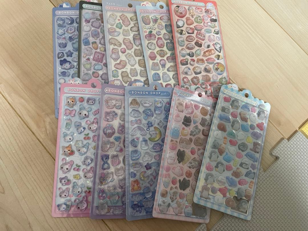 ボンボンドロップステッカー　　10点セット