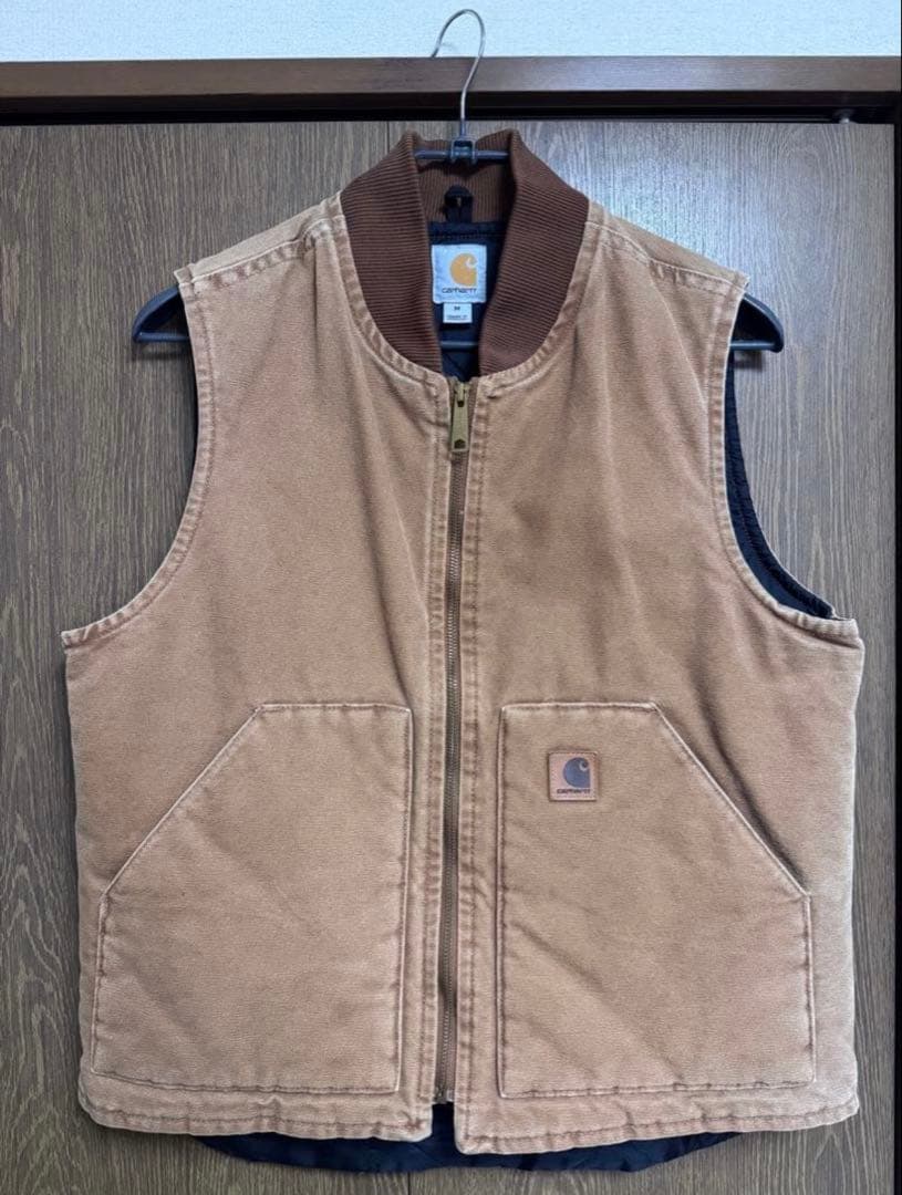 carhartt ダックベスト　ベージュ　M