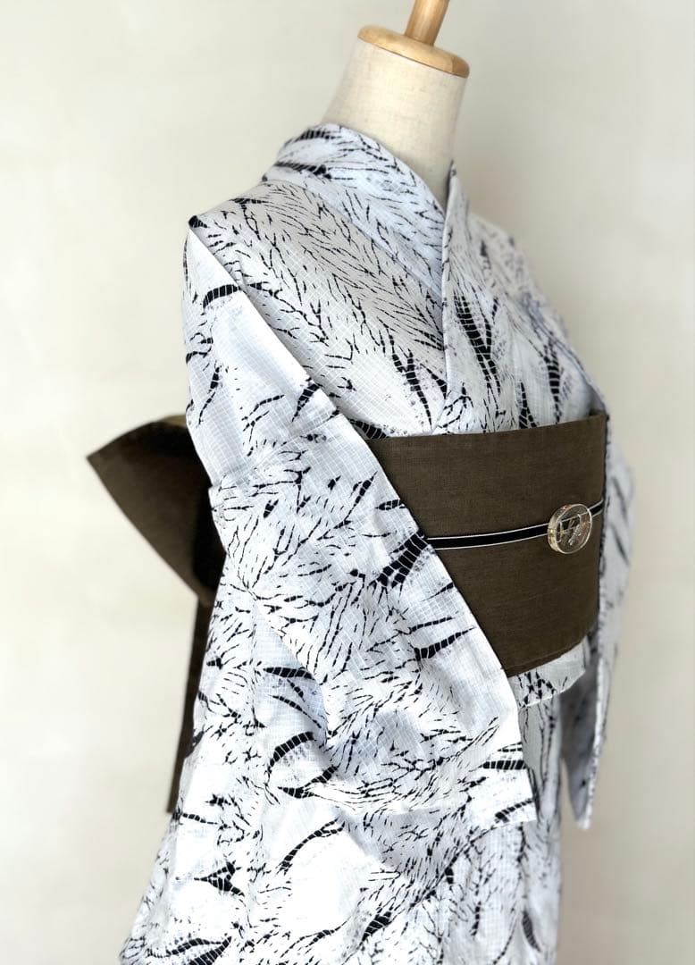 さま専用 有松絞り浴衣・本麻帯・帯締・帯締留の4点セット