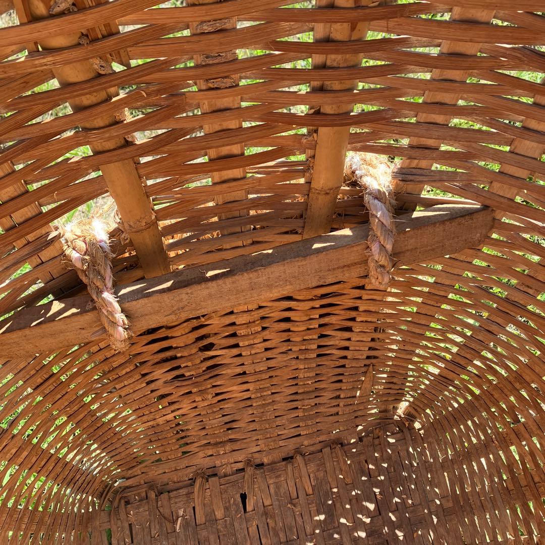 特大背負い籠　古道具　古民具　骨董　背負いカゴ　昭和レトロ　アンティーク