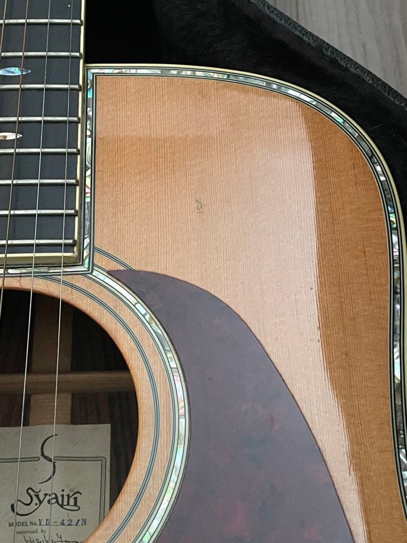 希少なエボニー指板❗️総単板S.Yairi YD-42N＆FISHMAN PU付！