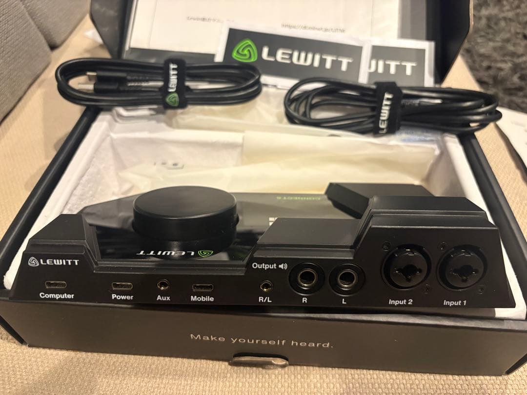 【即購入可能】LEWITT CONNECT 6 オーディオインターフェイス