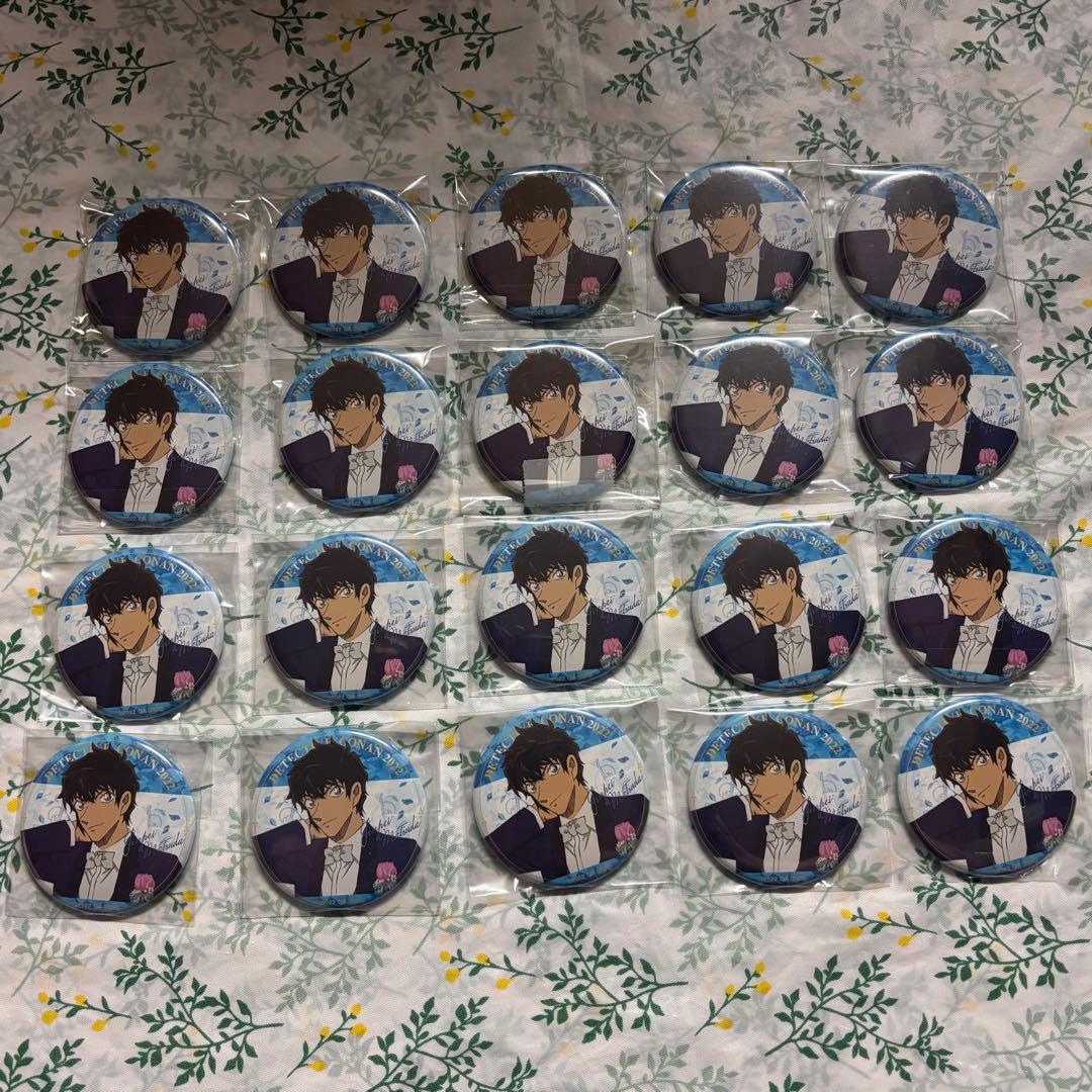 松田陣平 名探偵コナン ハロウィンの花嫁 缶バッジ タキシード　20個セット