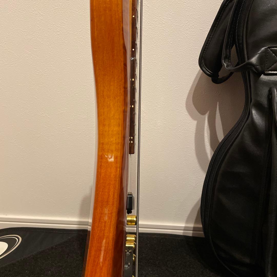 DEAN guitar ディーン Razor アンバー 4弦ベース 専用ケース付