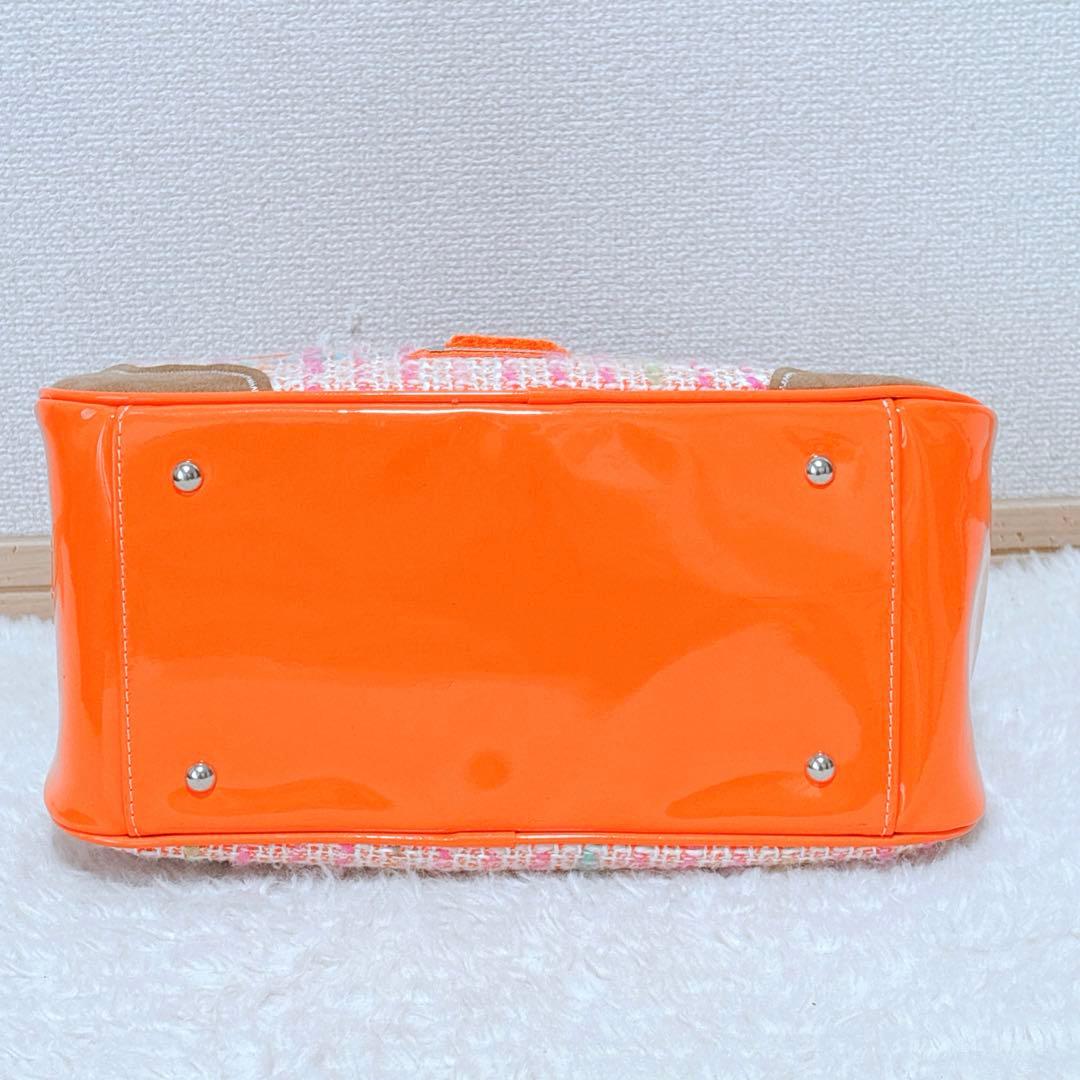 y2k サマンサタバサ×ニッキーヒルトン ミニボストンバッグ ツイード