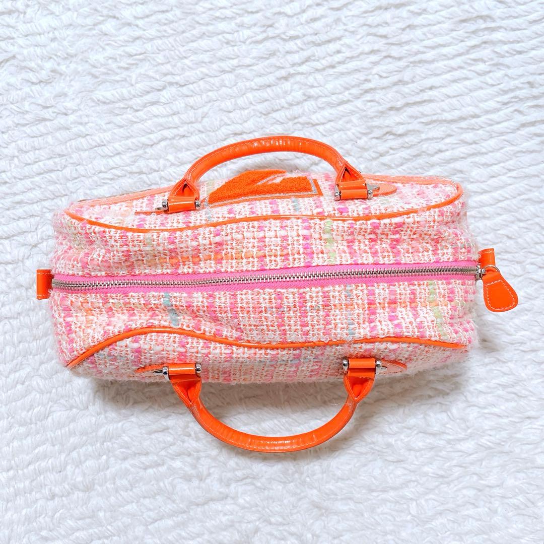 y2k サマンサタバサ×ニッキーヒルトン ミニボストンバッグ ツイード