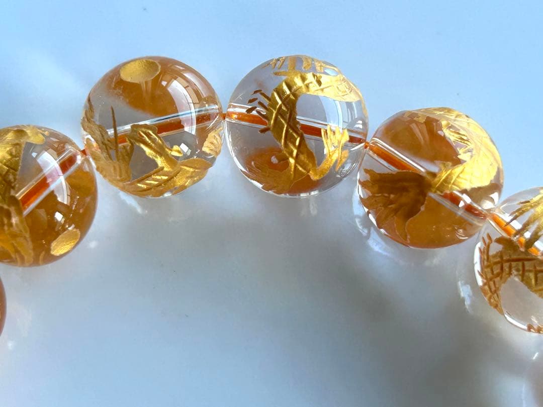 ✨二翼のパパ 様お取り置き分✨超美品✨ヒマラヤ水晶　ブレスレット✨龍