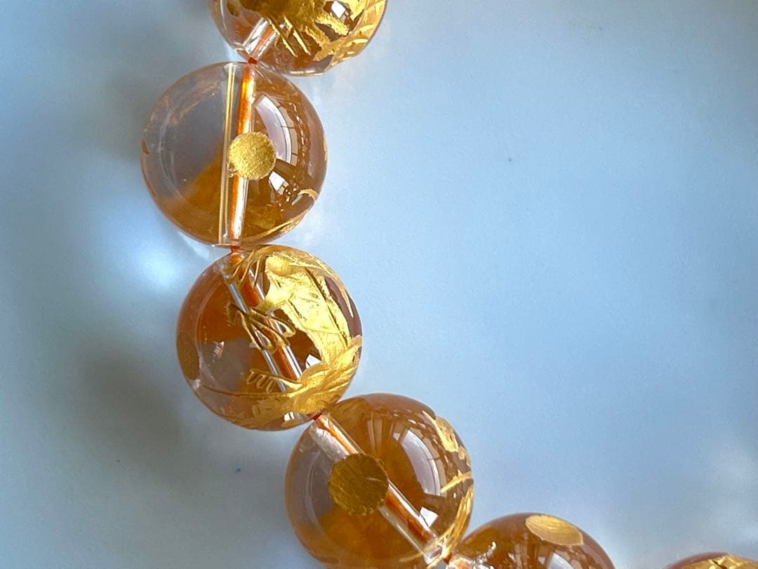 ✨二翼のパパ 様お取り置き分✨超美品✨ヒマラヤ水晶　ブレスレット✨龍