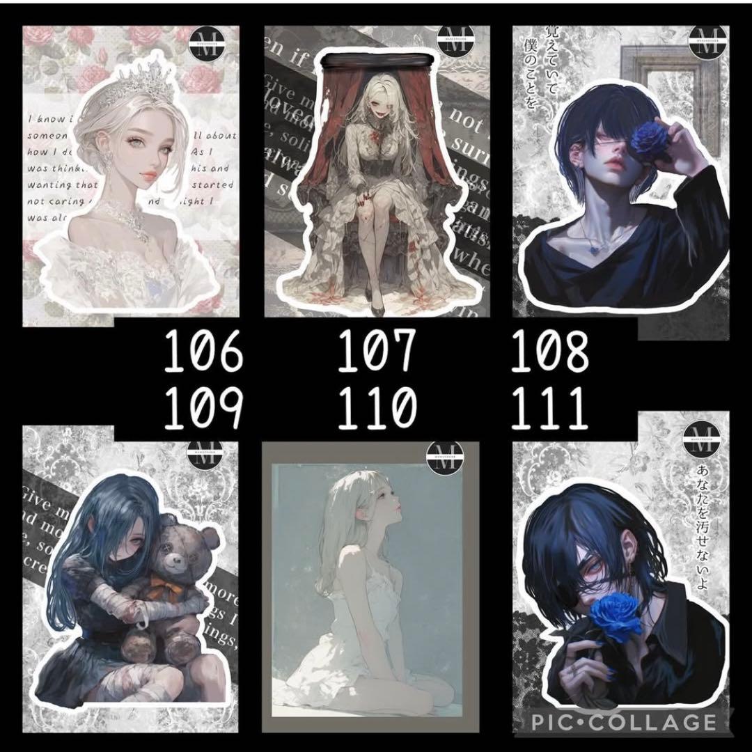 ▶︎maniatelier/オリジナルステッカーNo.2