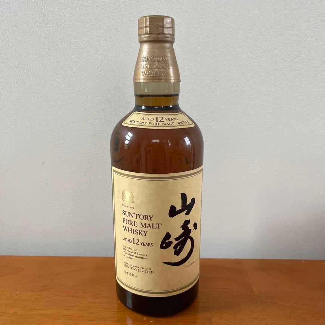 山崎サントリーピュアモルトウイスキー750ml SYA1N 木箱入り