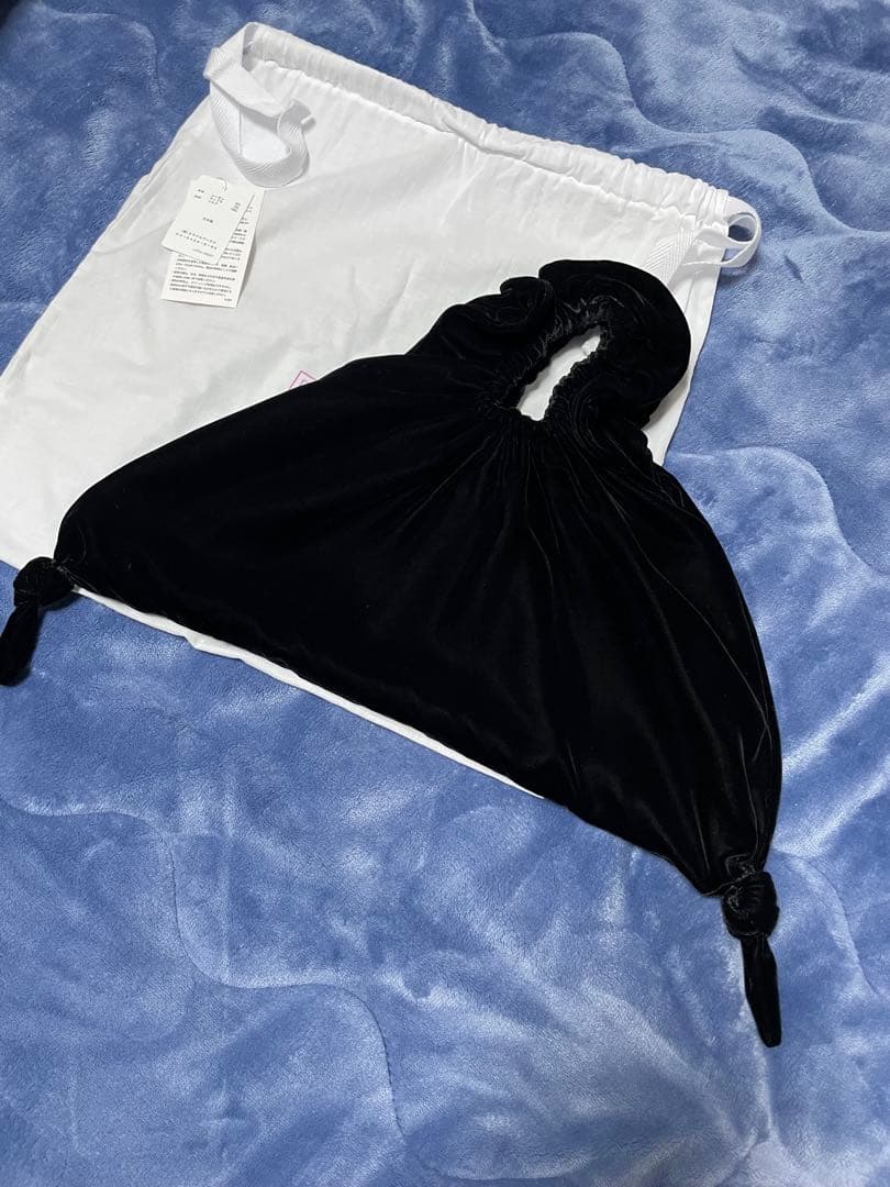 ラドロー ludlow ベルベット　ハンドバッグ　バッグM