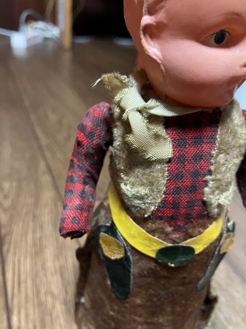 破損あり　ビンテージ　マスダヤ　カウボーイ　ブリキ　可動品　1950年代