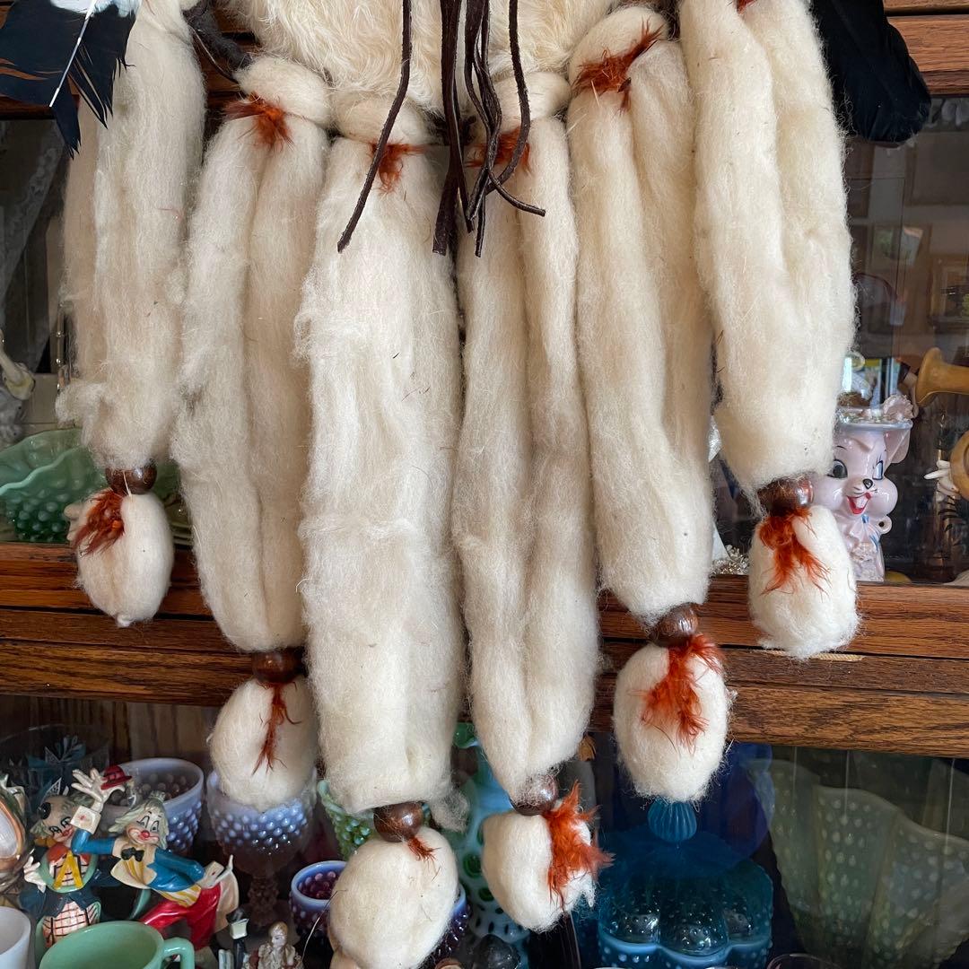 貴重BIG！70's〜ネイティブアメリカン ドリームキャッチャー　USAナバホ族