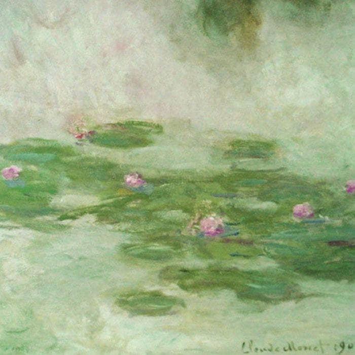 額装品/睡蓮と水辺の風景 1907/クロード モネ/ポスター/アート/インテリア