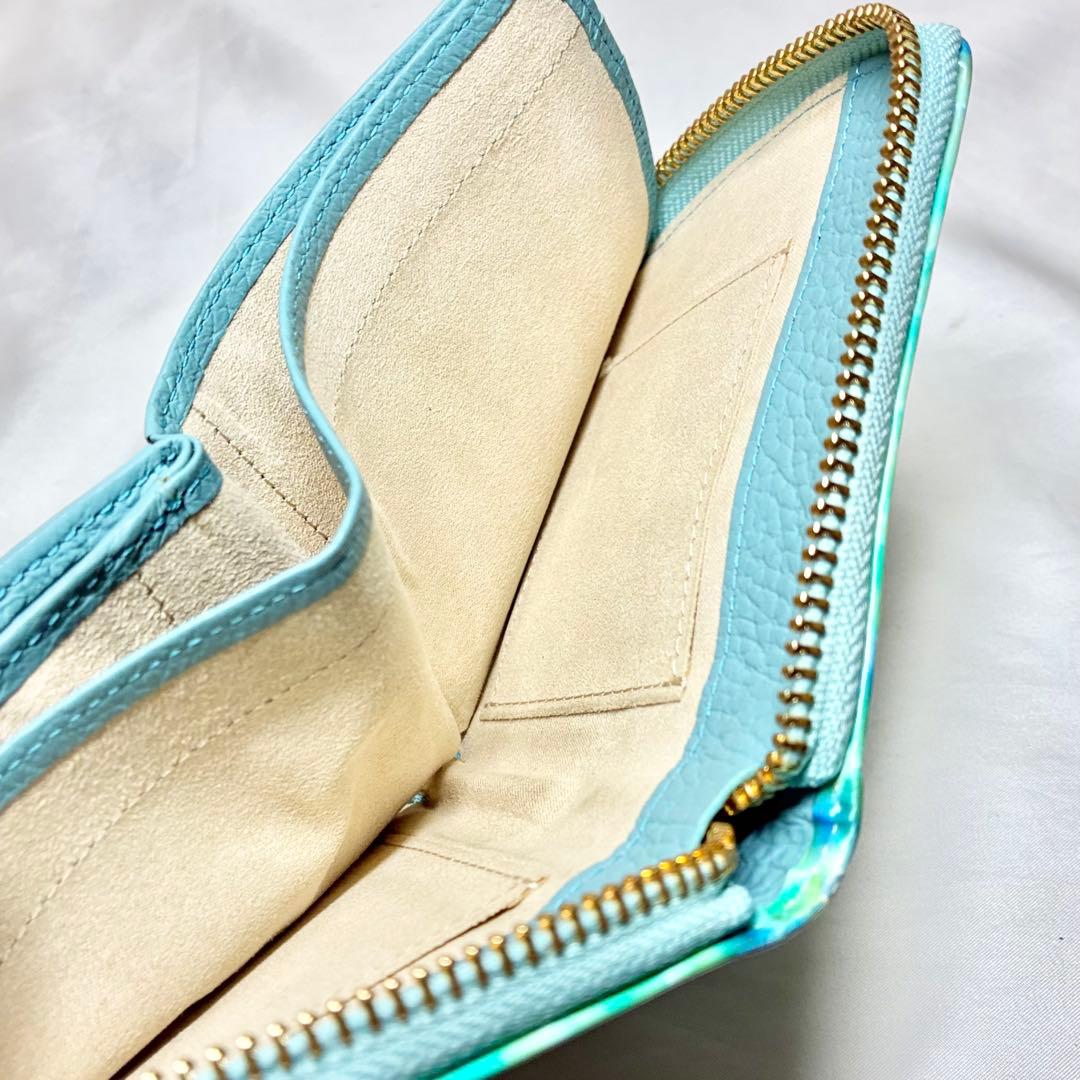 【人気】 ハースケジュール 二つ折り財布 ビューティフルアイランド 完売品