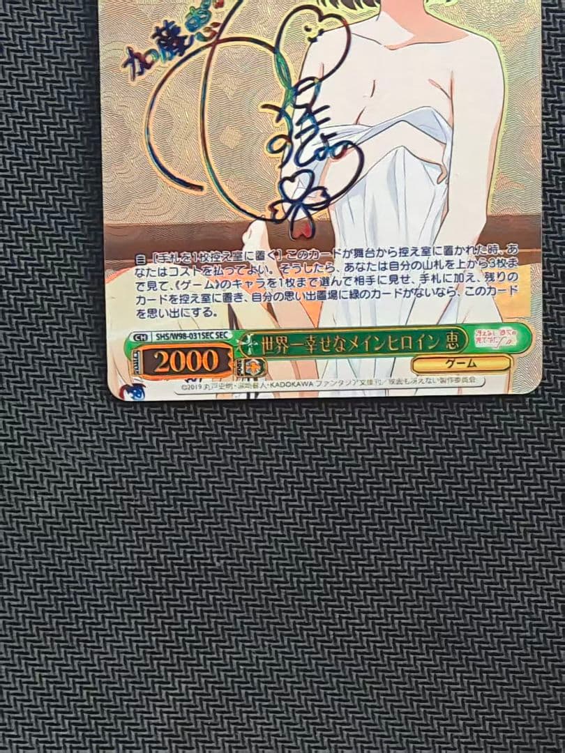 世界一幸せなメインヒロイン 恵 SEC [SHS/W98-031