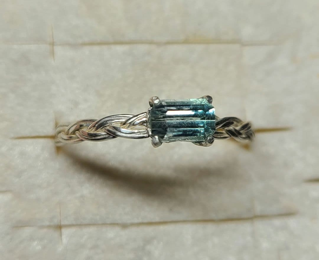 WINGSミントブルーグリーン!!★アフガニスタン産バイカラートルマリン★