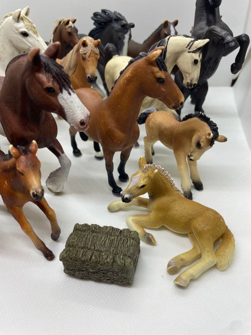 シュライヒ 馬 フィギュア 19体　まとめ売り 動物フィギュア 使用感あり