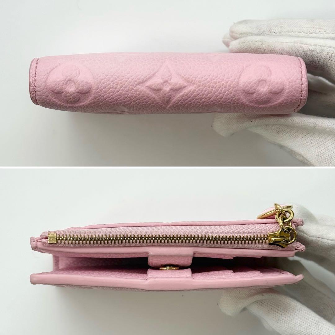 ✨超極美品 希少✨ルイヴィトン アンプラント リサ 二つ折り財布 コットンピンク