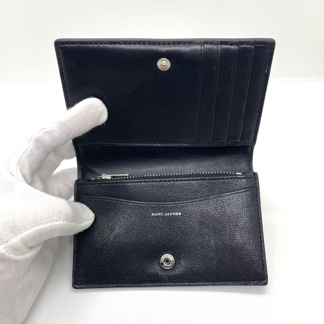 マークジェイコブス ブラック 二つ折り財布