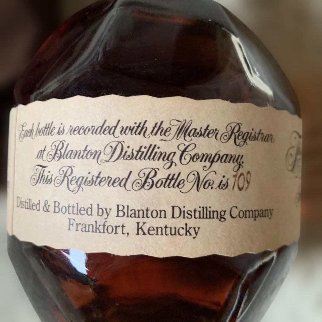 ブラントンBlanton1986年シングルバレル バーボンウイスキー　750ml