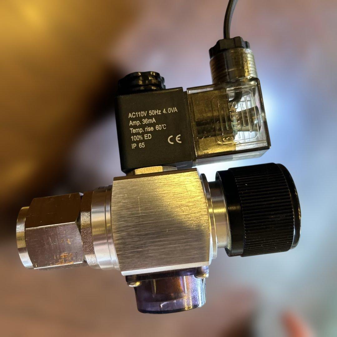水草育成 CO2レギュレーター 電磁弁