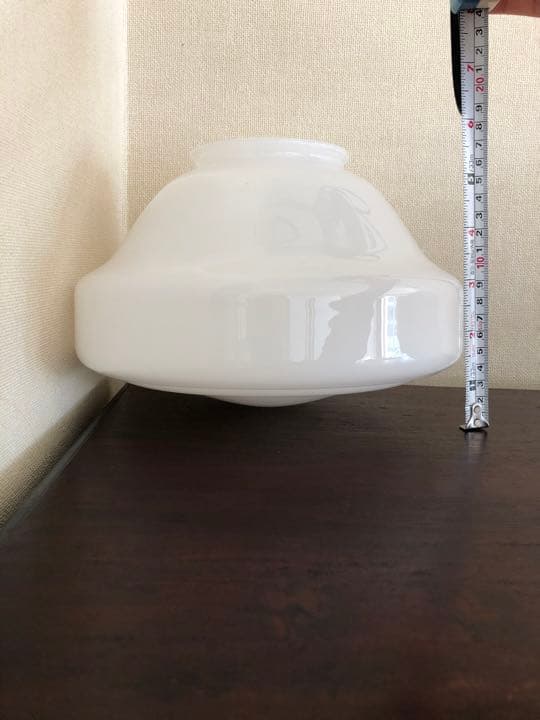 アンティークミルクガラスペンダントライトB 明治大正