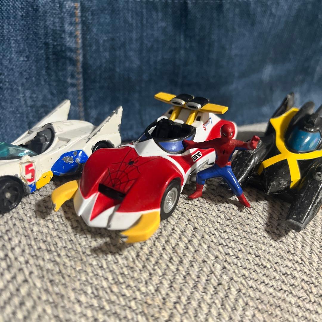 レア✳︎スパイダーマン✳︎マッハGOGOGO✳︎ミニカー✳︎3個セット✳︎フィギュア