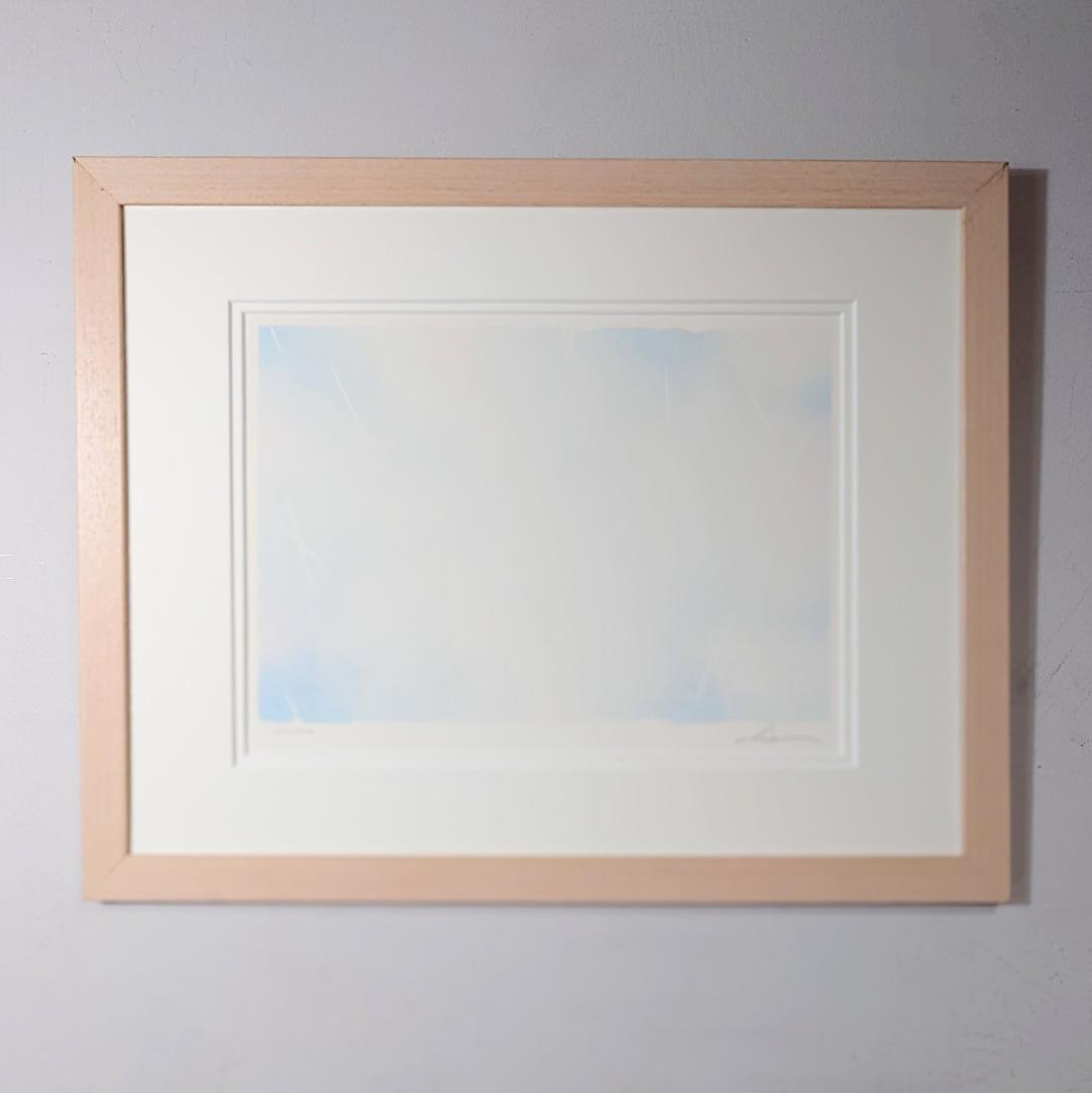 スピリチュアルアーティスト ChieArt 「雨音ー静かな午後ー」 額入