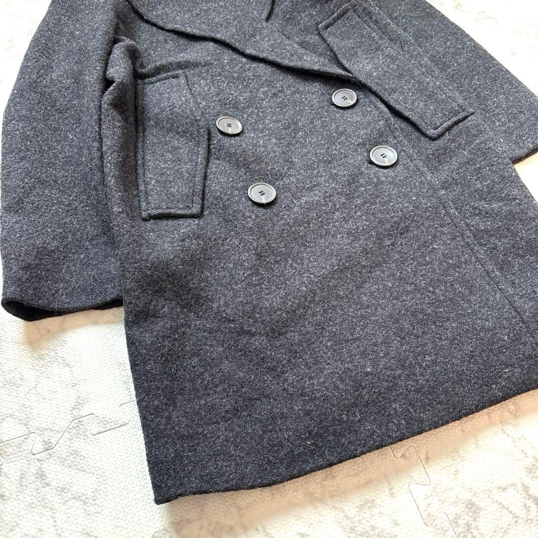 【美品】Theory ロングコート ケープコート 2way ダブル ポンチョ