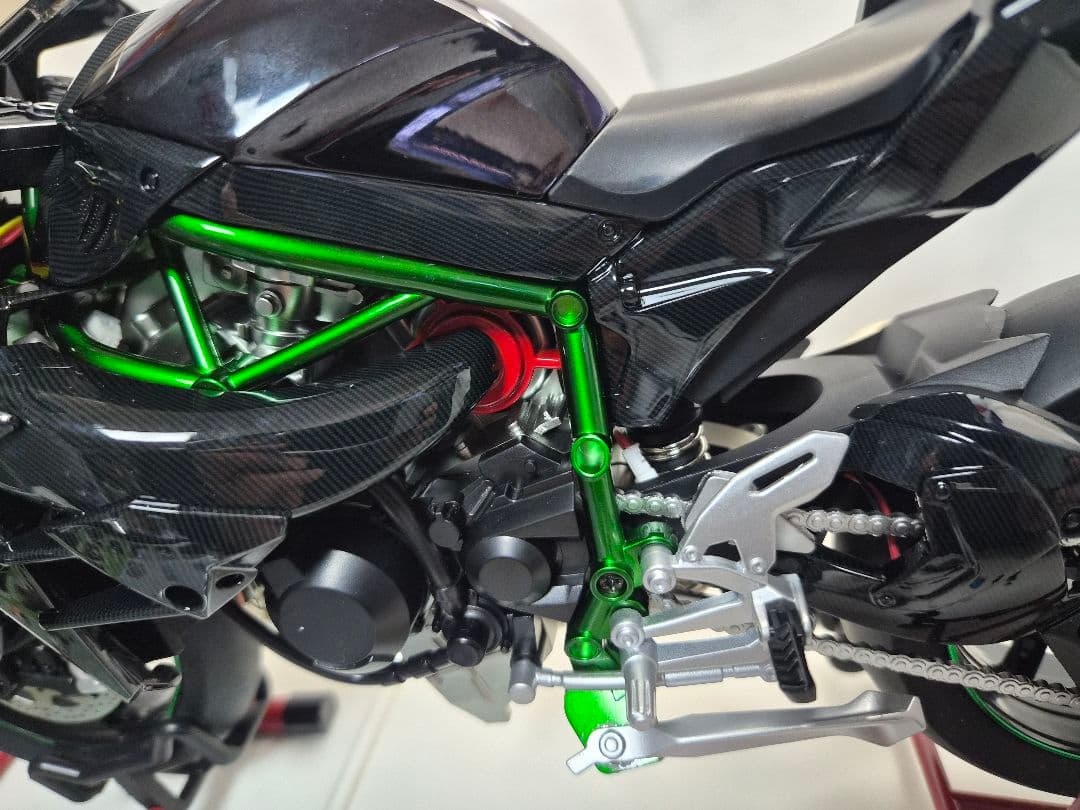 1:6 カワサキ H2R Ninja 合金ダイカスト超BIG オートバイカーボン
