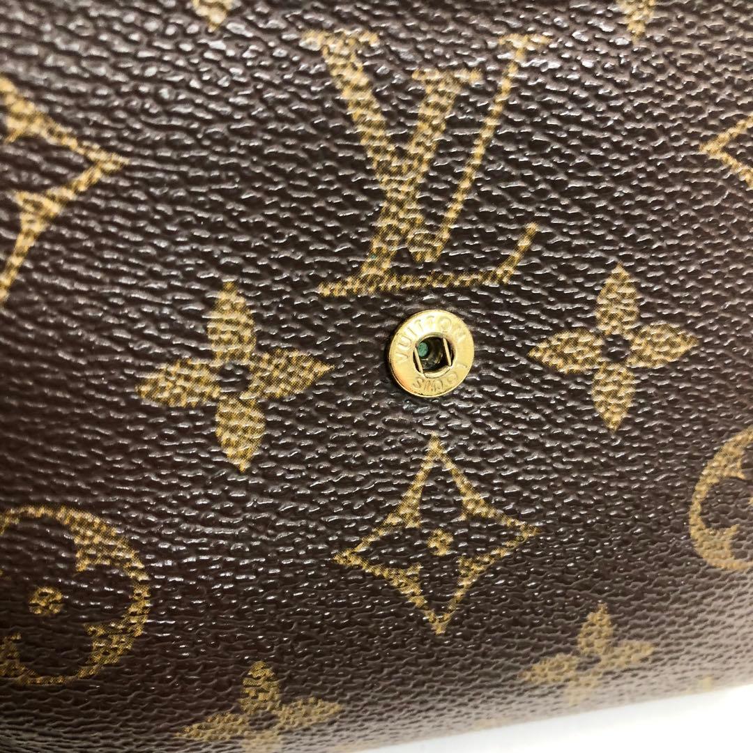 LOUIS VUITTON ヴィトン　モノグラム　三つ折り　財布