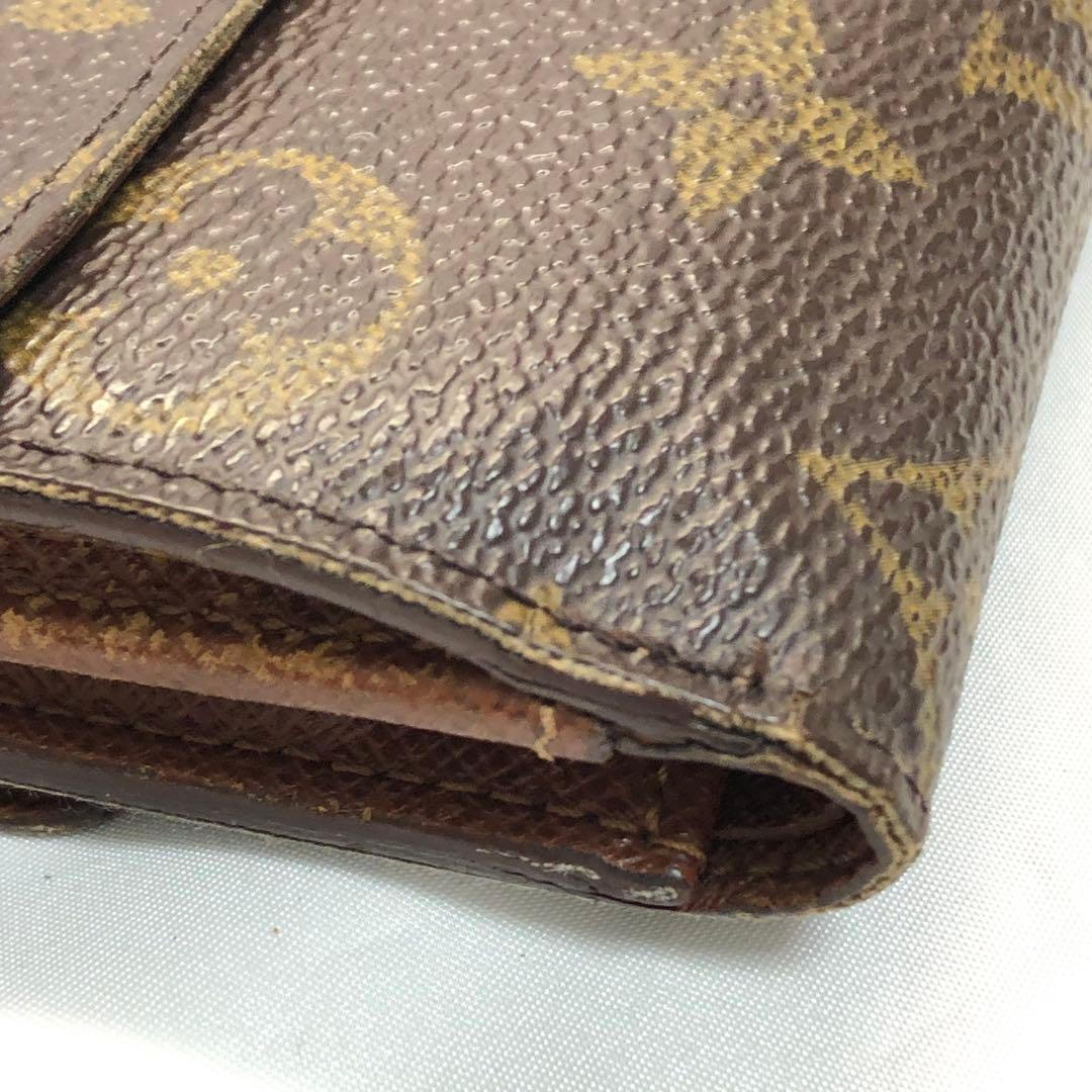 LOUIS VUITTON ヴィトン　モノグラム　三つ折り　財布