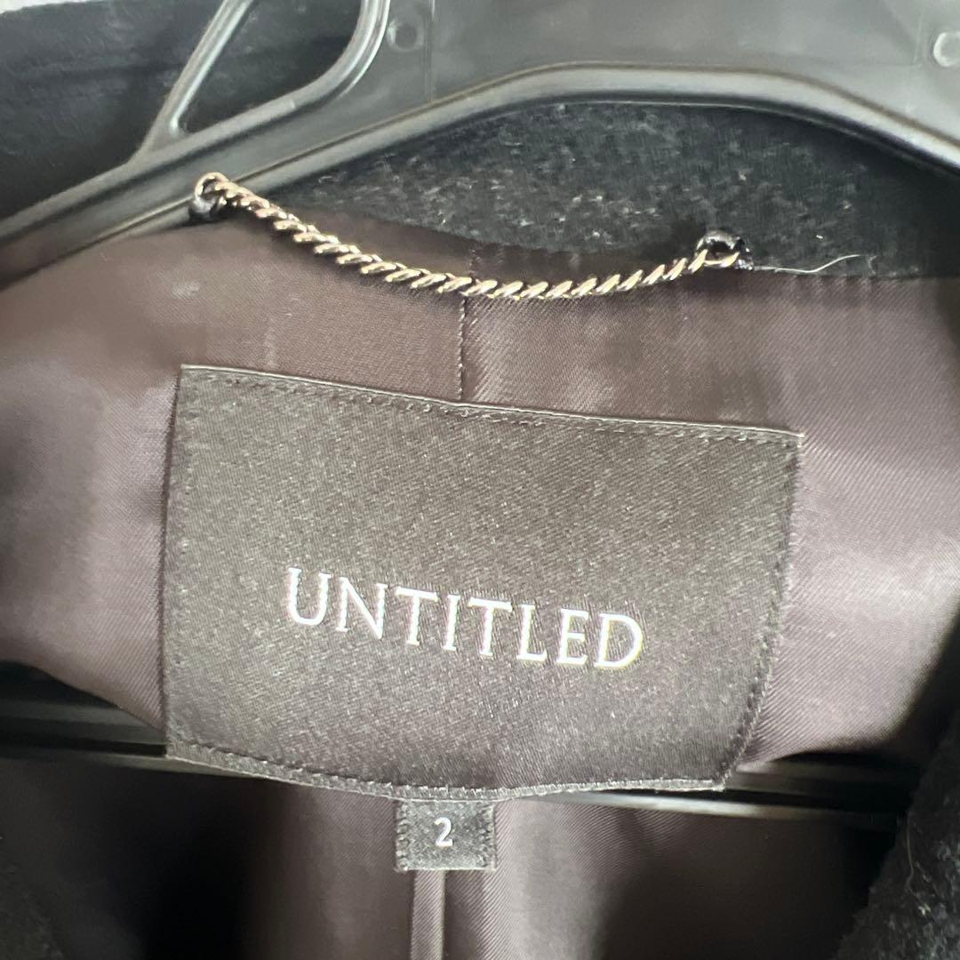 だじぇいUNTITLED チェスターコート2024年黒ロングコート