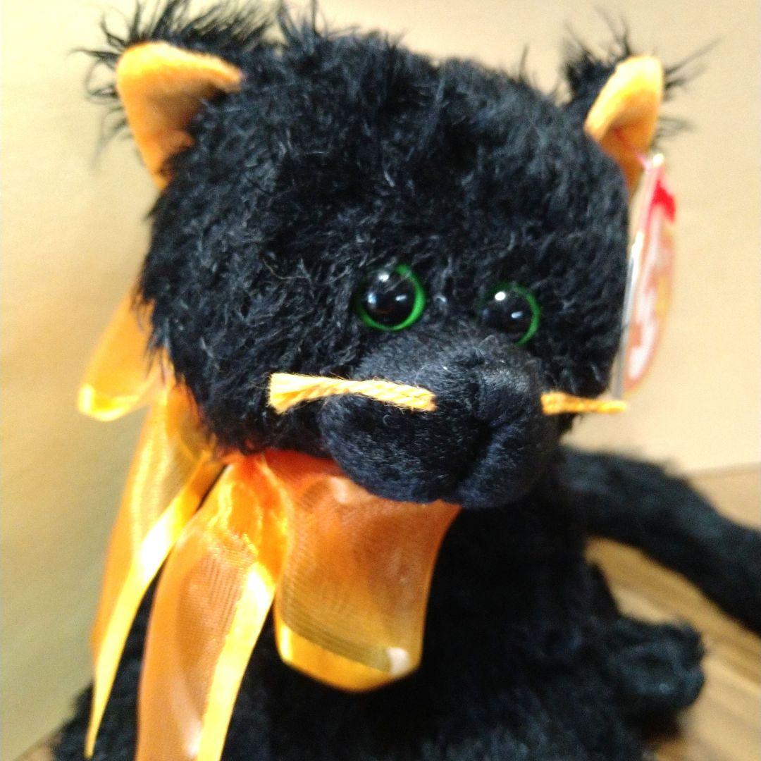 ty ぬいぐるみ ネコ 黒猫 ハロウィン ビーニーベイビーズ Moonlight
