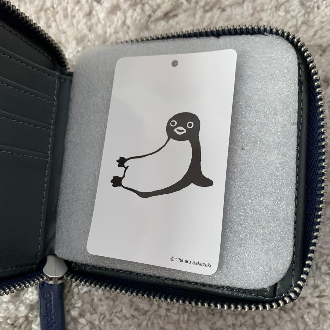 も*⭐様 グラニフ　さかざきちはる ペンギン　ジップウォレット　財布　スイカ　S