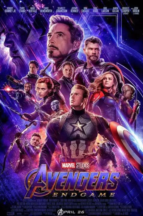 アベンジャーズ エンドゲーム  特大シルクポスター  60×85cm