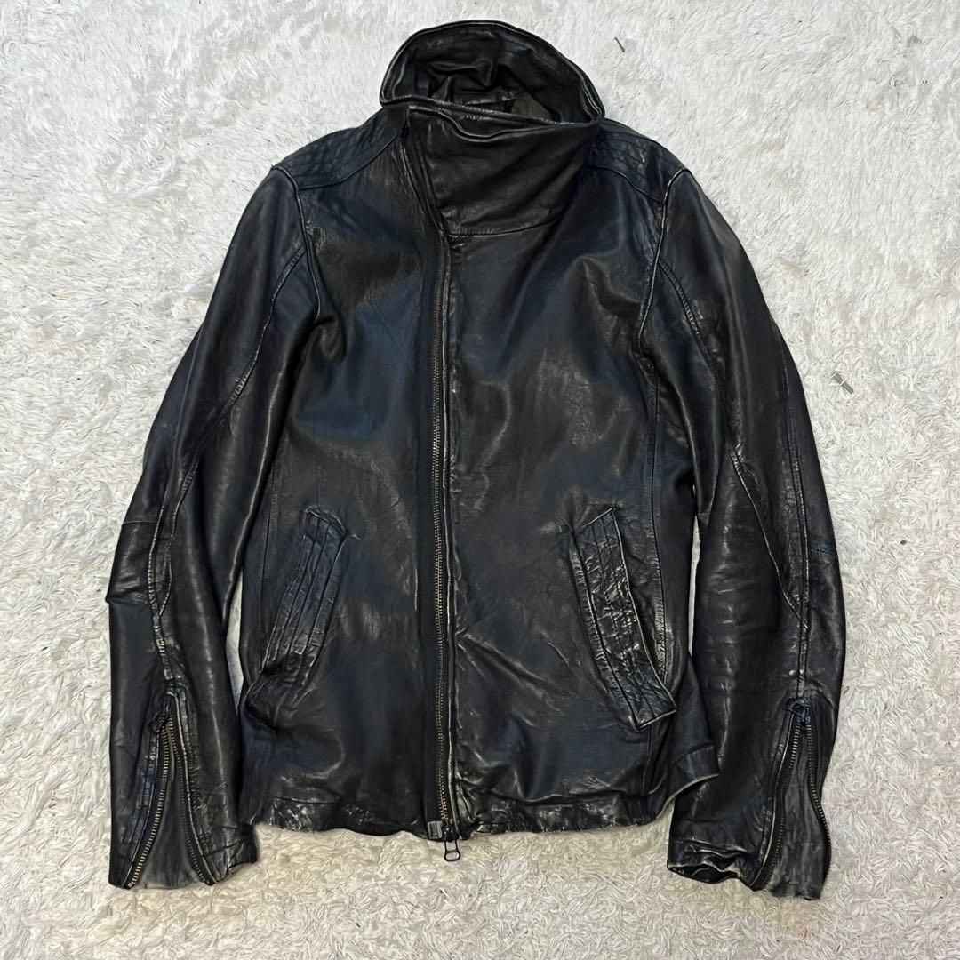 Y2K grunge お兄系 平成初期 変形 leather jacket M
