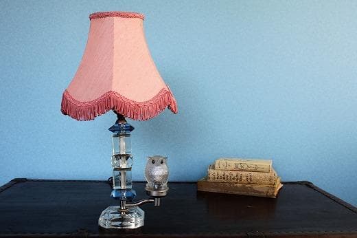 品番　a-0319 電気スタンド　梟　レトロ　アンティーク　照明　灯り　ふくろう