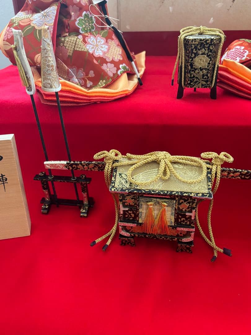 三人官女とお道具類　雛人形ひな祭り用