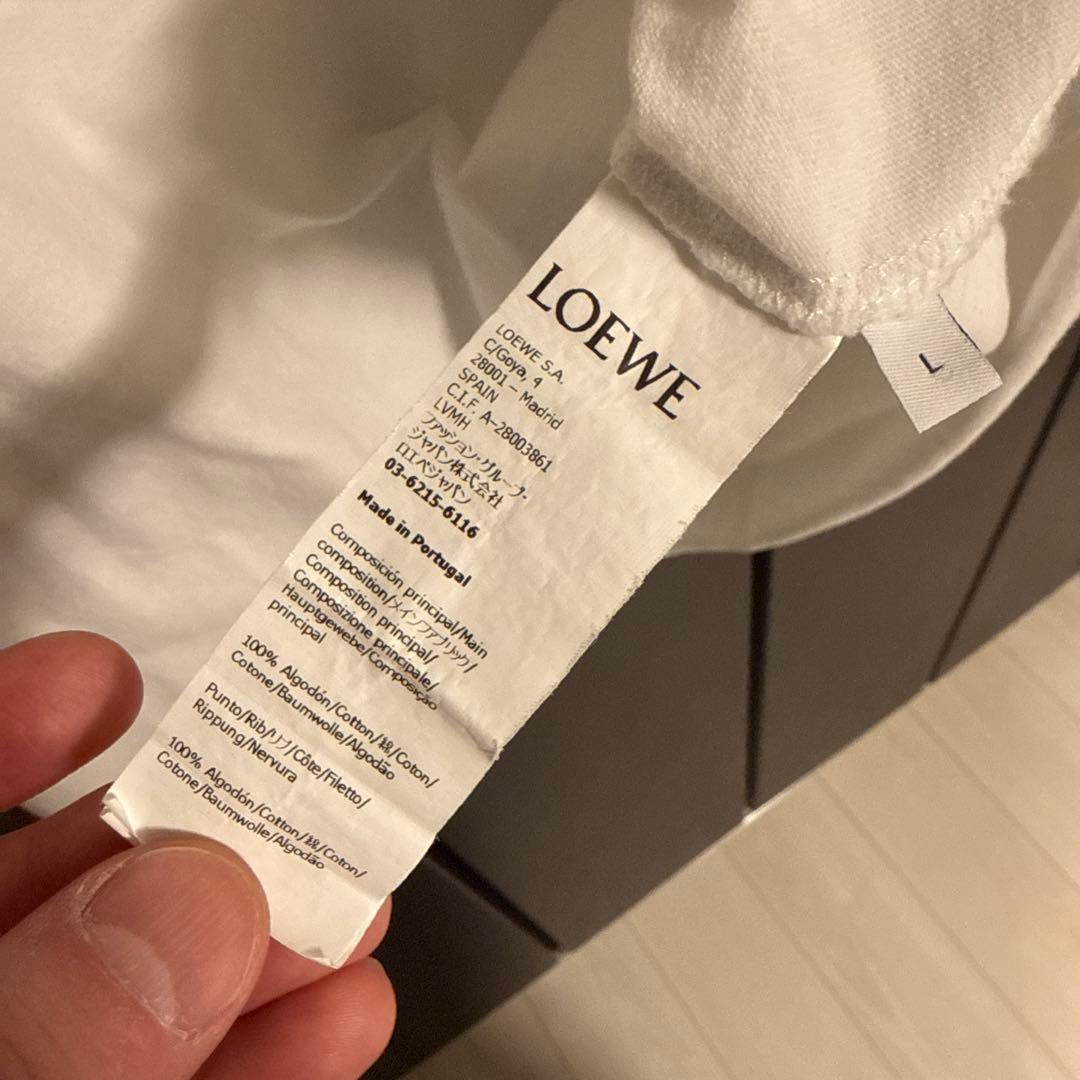 LOEWE アナグラム刺繍Tシャツ